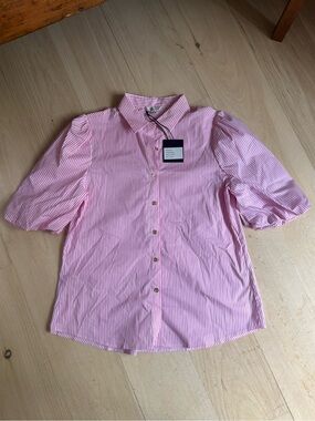 Patty Kim Striped Claudia Blouse